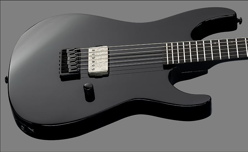 PRE-ORDER - 2025 LTD M-201 BARITONE HT GUITAR / GLOSS BLACK image 1
