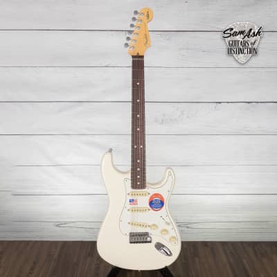 Fender Jeff Beck Stratocaster Electric Guitar Olympic White image 3
