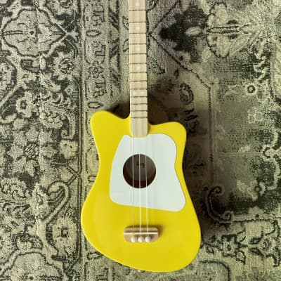 Loog Mini 3 String Acoustic Kids Guitar for Beginners - Yellow image 1