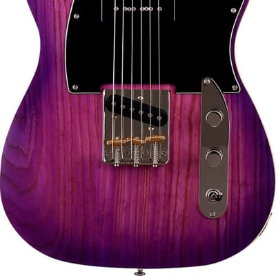 Schecter PT Special Electric Guitar, Purple Burst image 2
