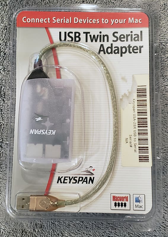 Keyspan USB Twin Serial Adapter for Apple 8pin Serial Reverb