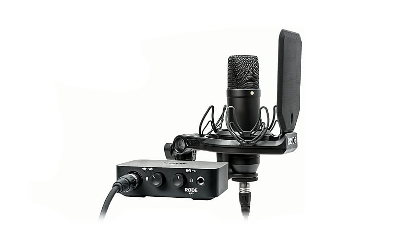 Rode Complete Studio Kit with NT1 Microphone and AI-1 Audio Interface image 1