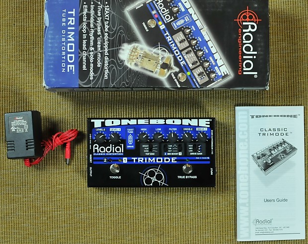 ギター Radial TONEBONE TRIMODE TUBE DISTORTION Radial Tonebone Trimode Tube Distortion/Overdrive Pedal