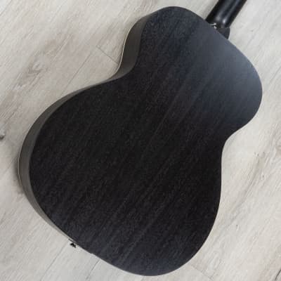 Martin 000-17E Acoustic Electric Guitar, Rosewood Fretboard, Black Smoke image 4