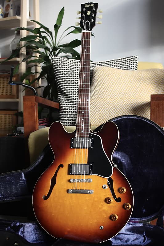 RARE '88 Burny RSA-100 ’60 ES-335 Sunburst Lacquer, Japan, Gakki, Fret  Nibs, VH1 Pickups, CLEAN!