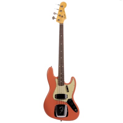 Fender Custom Shop Limited Edition '64 Jazz Bass Journeyman Relic, Super Faded Aged Tahitian Coral image 4
