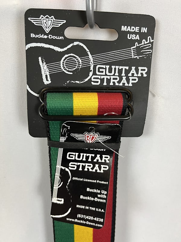 Buckle-Down Guitar Strap Crystals2 Blues Purples 2 Inches