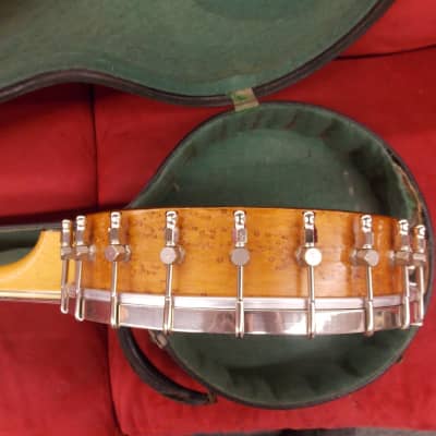 Slingerland Slingerland Tenor Banjo Birdseye Maple w/Case Vintage image 9