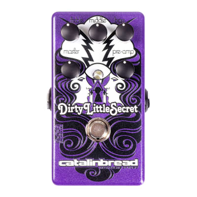 Catalinbread Dirty Little Secret Limited Edition Purple Overdrive Pedal for sale