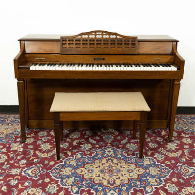 Baldwin Classic Upright Piano | Satin Walnut | SN: 1147792 image 2