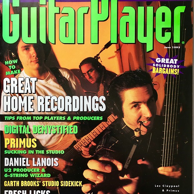 Guitar Player Magazine June 1993 Les Claypool & Primus are