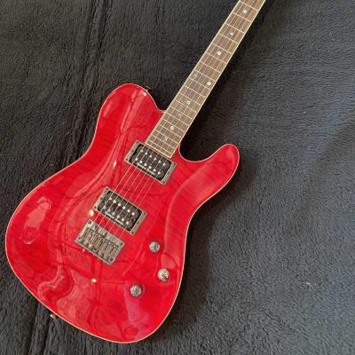 Fender Special Edition Custom Telecaster FMT HH Crimson Red Transparent #ICF22001364 (6lbs, 3.2oz) image 1