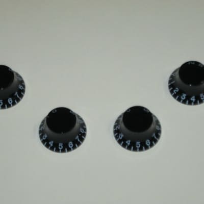 new in package A+ genuine Gibson Top Hat Knobs Black PRHK-010 (set of 4 knobs) image 10