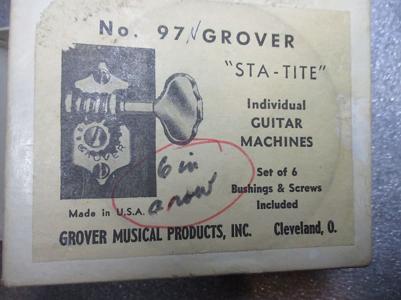 Grover 97 StaTite 1960 chrome Reverb