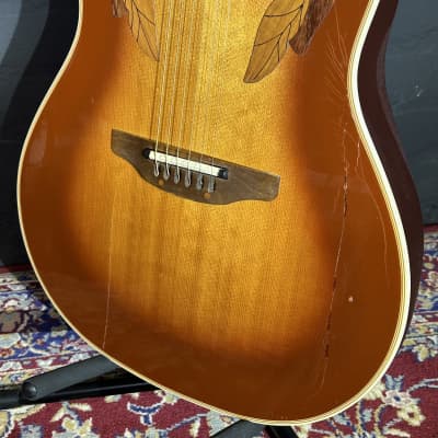 Ovation 1985 USA Collector's Series Autumn Burst Electro Acoustic Guitar image 9