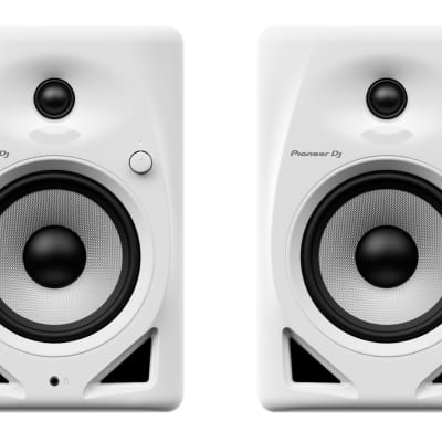 Pioneer DJ DM-50D-W 5" Powered Studio Monitor System / Active DJ Speaker (White) image 2