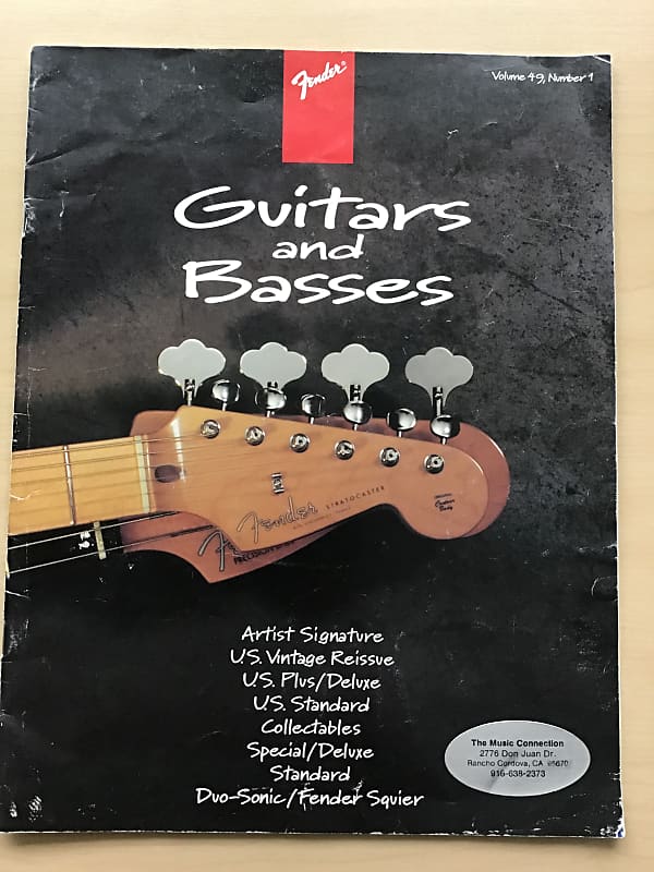 Fender Catalog 1995 Reverb