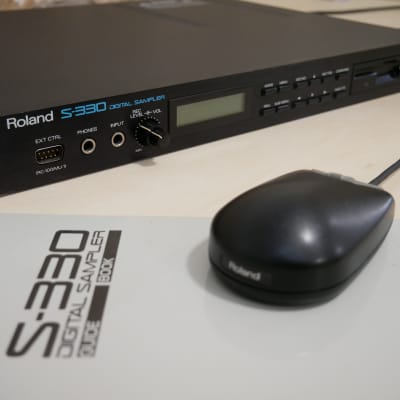 Roland • S-330 Digital Sampler w/ Mouse + System Disks + Blank Disks