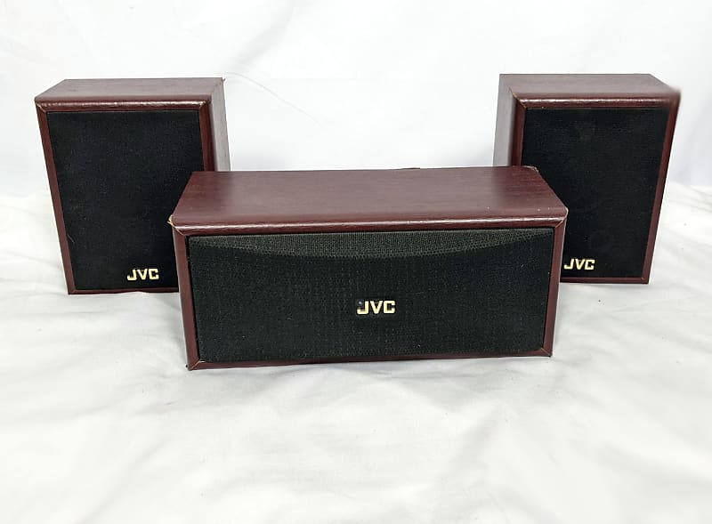 JVC Surround Sound Speaker System SP-X75 Wood Grain Center 100