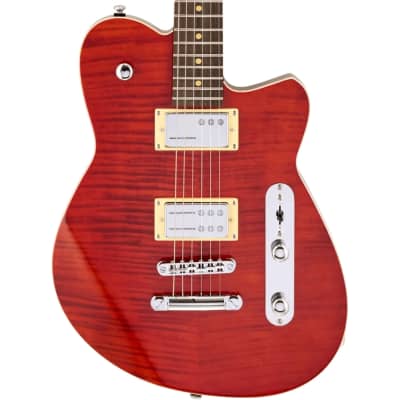 Reverend Charger RA Transparent Wine Red Flame Maple for sale
