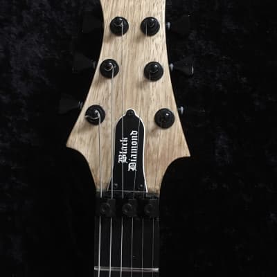 Black Diamond USA Gandalf Custom guitar Solid Korina image 9