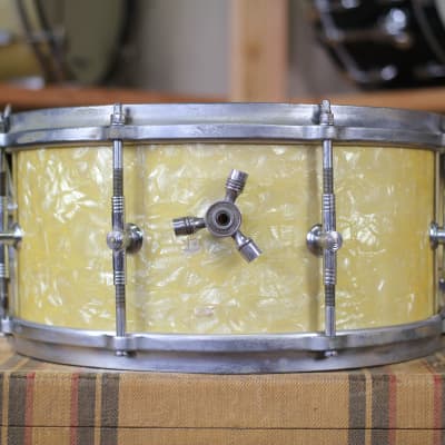 1930's Gretsch Gladstone Snare Drum 6.5"x14" w/ 3 Way Tuning system image 2