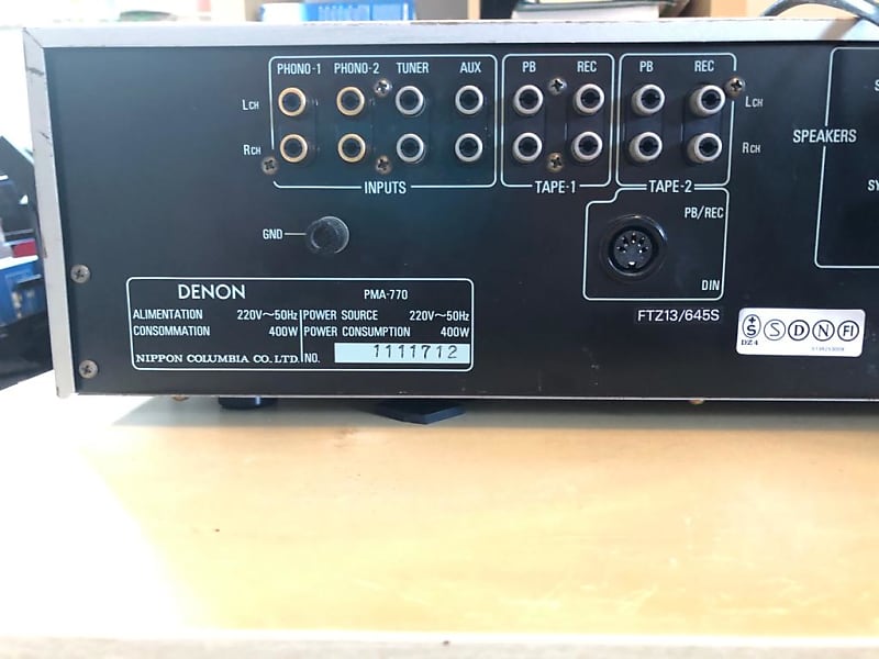 アンプ DENON PMA-770 Denon-PMA-770-Precision-Audio-