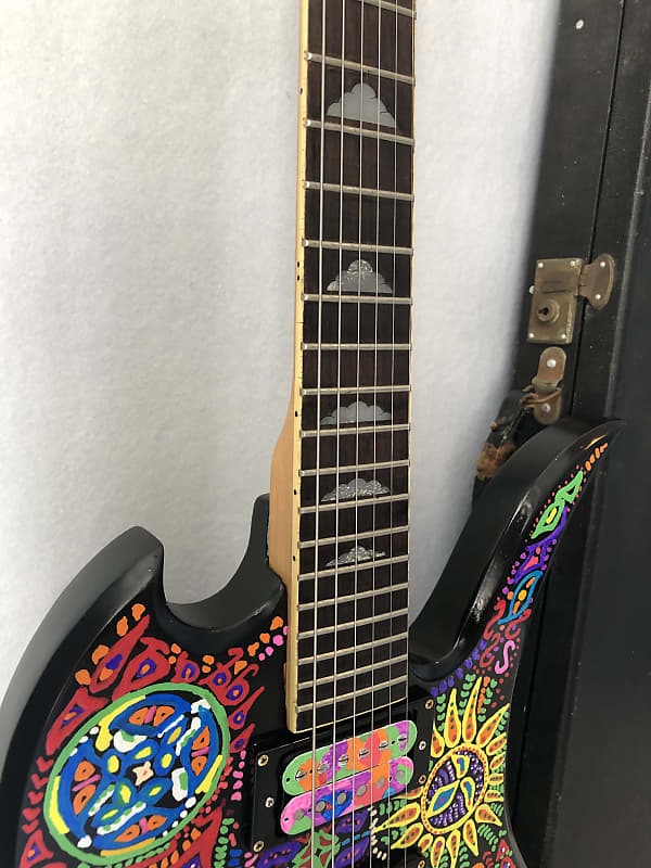 SALES*Fernandes MG Electric Guitar(松本秀人モデル)Hide Matsumoto Collection  X-Japan Black and Hand-painted