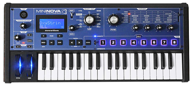 Novation MiniNova 37-Key Compact Studio Live Sound USB MIDI Keyboard Synthesizer image 1