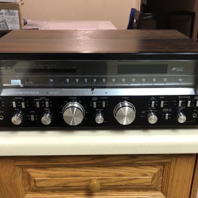 ULTRA-RARE Vintage Sansui G-771 Stereo Receiver Black-Face Euro Version 120WPC - Works Great! image 3