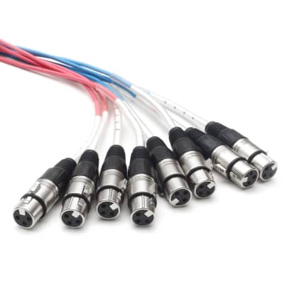 NEW 8 CHANNEL XLR SNAKE CABLE - 10 Feet Pro Audio Patch image 6