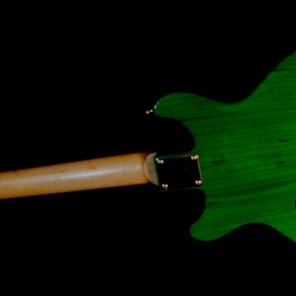 Spalding Guitar Technology Custom 2001 Green Flame.  Hand Built.  One Off. Orphaned. Rare. image 7