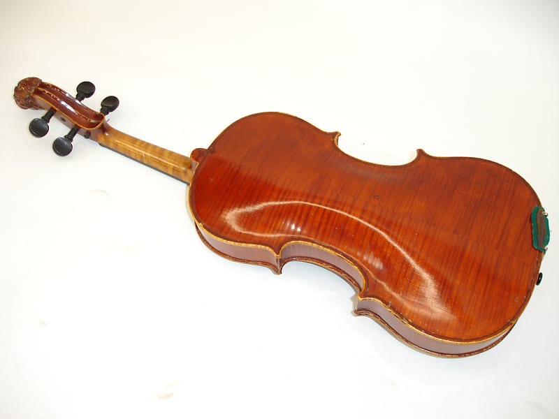 Vintage Joseph Guarnerius Copy 4/4 Violin w/ Carved Head Scroll