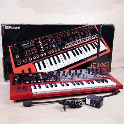 Roland JD-Xi 37-Key Analog/Digital Crossover Synthesizer Red Made in USA in Box