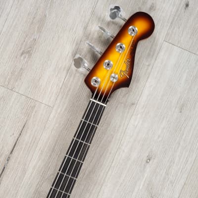 Fender Limited Edition Suona Jazz Bass Thinline, Ebony Fingerboard, Violin Burst image 9