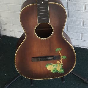 1930's Stromberg Voisinet Kay Parlor Guitar Project Spruce Top Mahogany Back & Sides Birch Neck image 1
