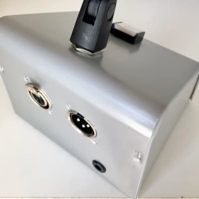 Illuminated Push to Talk Latching XLR Microphone Talkback Control Device / Announcer’s Console - Aluminum Body image 3