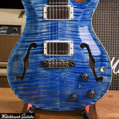 Mint Paul Reed Smith PRS Hollowbody II Piezo Faded Blue Jean image 1