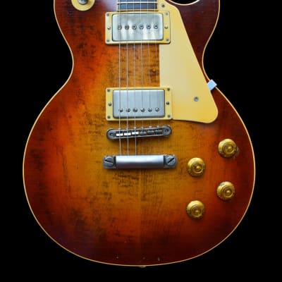Dax&Co. Refinished and Aged Gibson Les Paul "Dirty Cherry-Burst" Relic W/Case & COA! image 4