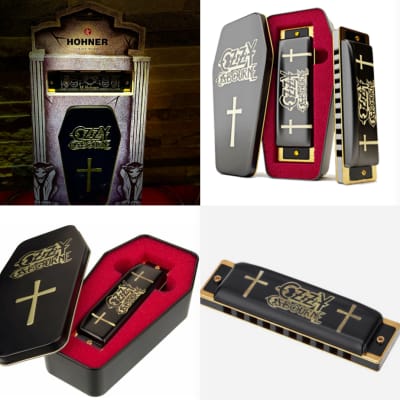 Hohner Harmonica Ozzy Osbourne Signature - Black / Gold image 6