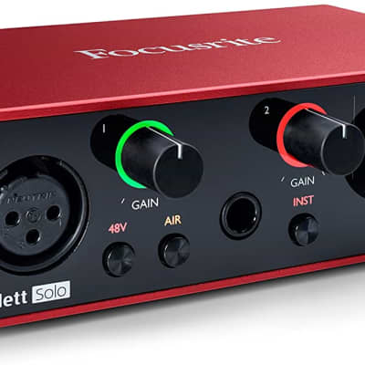 DTM・DAW Focusrite Scarlett Solo 3rd Gen USB Amazon.com: Focusrite Scarlett Solo 3rd Gen USB Audio