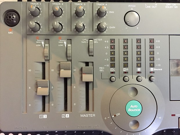 Fostex XR3 Multitracker 4 Track Analog Cassette tape