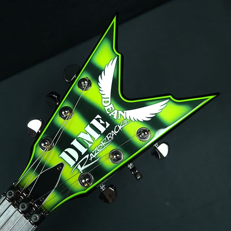 最終価格　DEAN RAZORBACK SLIMEBUMBLEBEE Dean Dime Razorback Bumble Bee Slime with Original Case | Reverb
