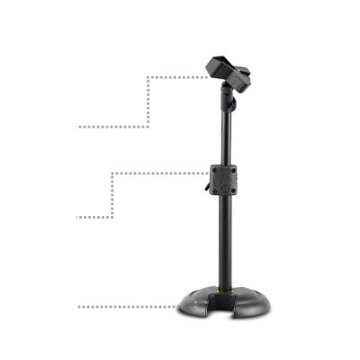 Hercules MS100B Round Base Low Mic Stand for sale