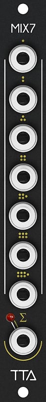 Tiptop Audio MIX7 Eurorack Analog Summing Mixer - Black image 1
