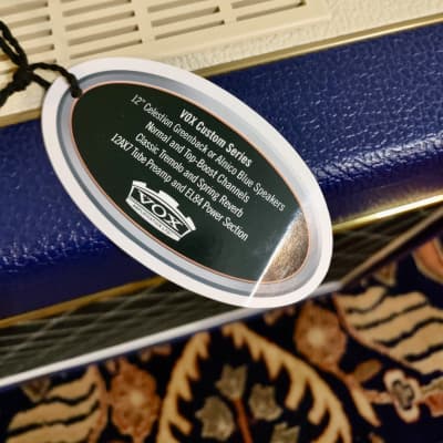Vox AC15 Custom CC TTBC Limited Edition 1x12” 2025 - Two Tone Blue & Cream image 9