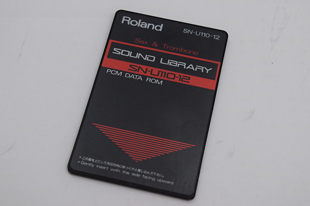 Roland SN-U110-12 - PCM Data Rom - Sound Library "Sax & Trombone" image 1