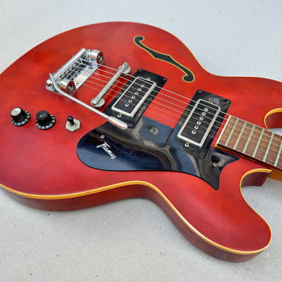 Framus Atlantik 6 Vintage '70s Electric Guitar - Red image 3