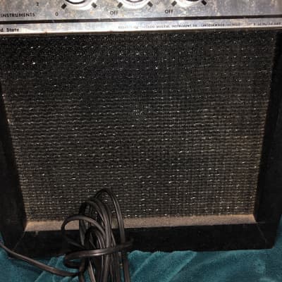 Kalamazoo Model 2 Solid State Combo Amp 1960's ? Black w/ Silver FacePlate image 5