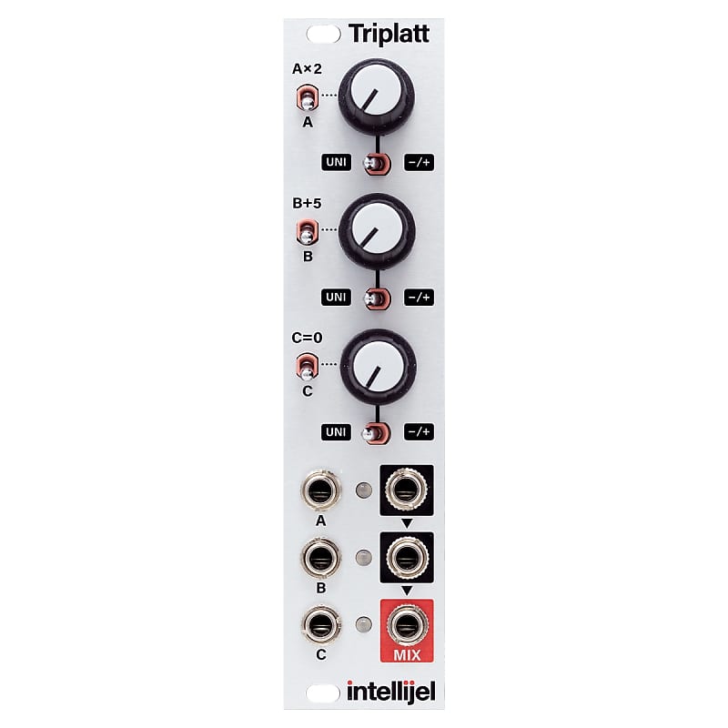 Intellijel Triplatt Eurorack Control Voltage Utility Module Reverb